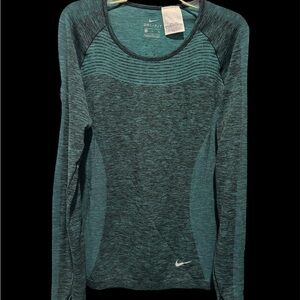 Nike Women's Teal Long Sleeve Top